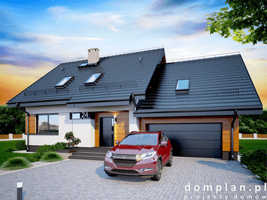 Wizualizacja domu jednorodzinnego Lisandra mała 2M
