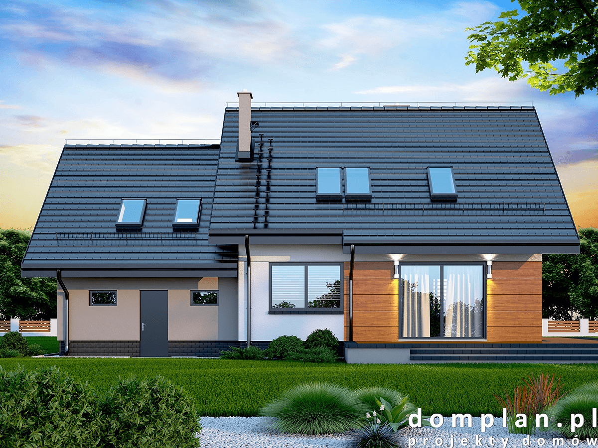 Wizualizacja domu jednorodzinnego Lisandra mała 2M