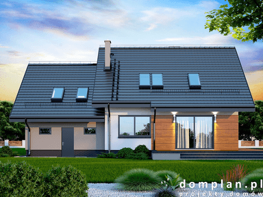 Wizualizacja domu jednorodzinnego Lisandra mała 2M