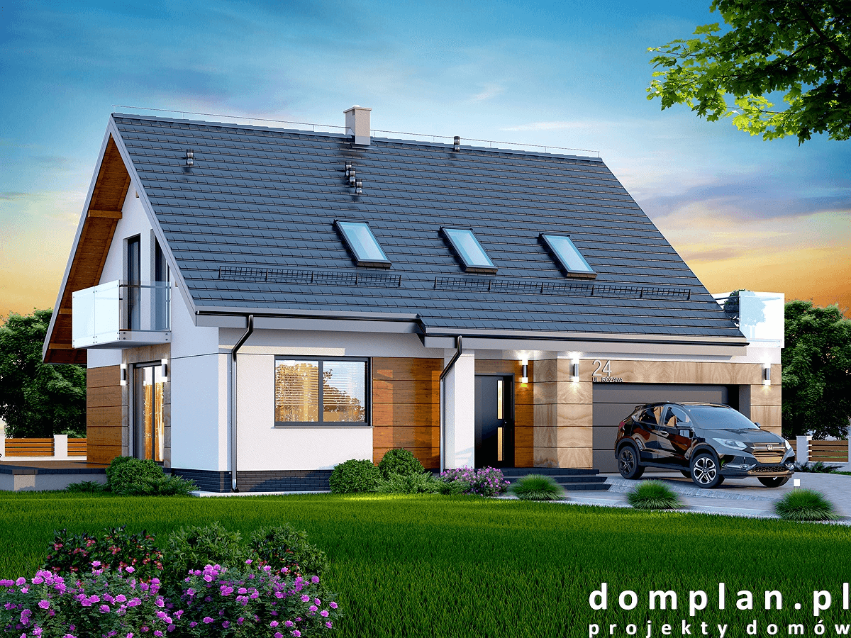 Wizualizacja domu jednorodzinnego Marsala 2M