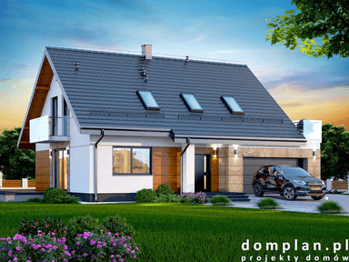 Wizualizacja domu jednorodzinnego Marsala 2M