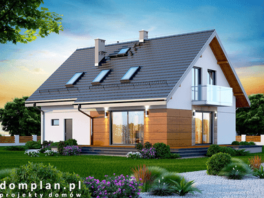 Wizualizacja domu jednorodzinnego Marsala 2M