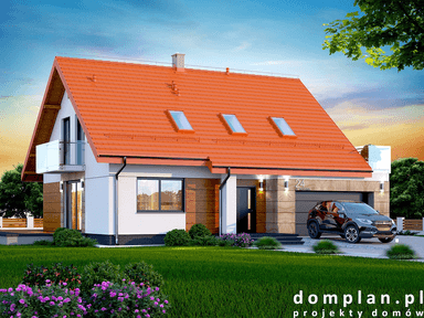 Wizualizacja domu jednorodzinnego Marsala 2M