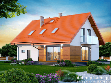 Wizualizacja domu jednorodzinnego Marsala 2M