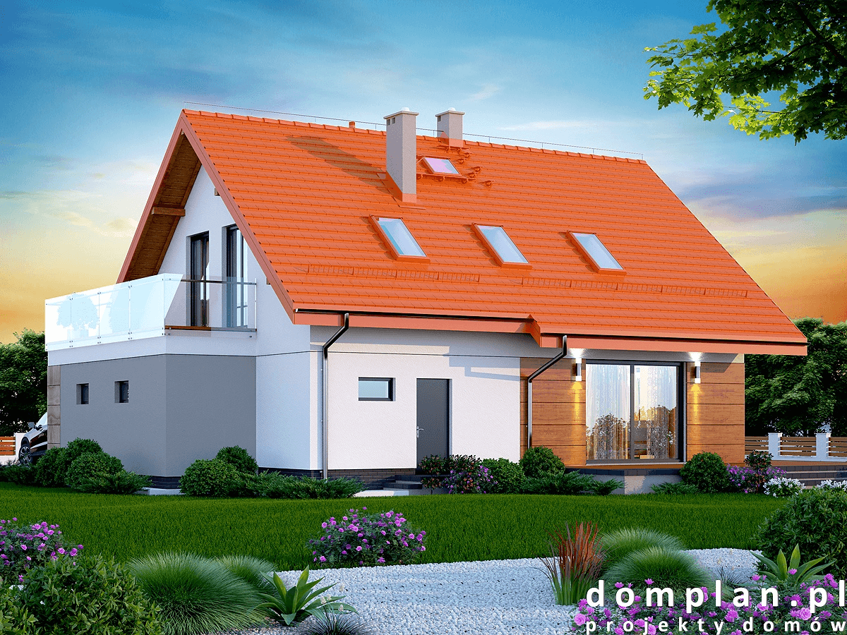 Wizualizacja domu jednorodzinnego Marsala 2M