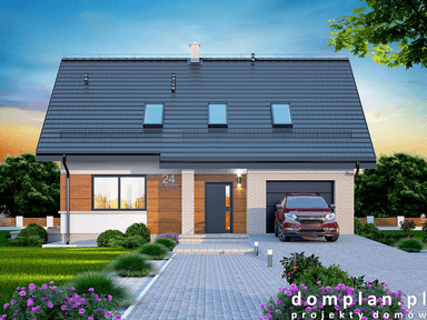Wizualizacja domu jednorodzinnego Marsala