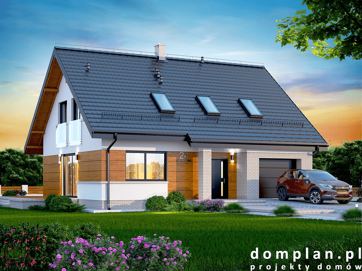 Wizualizacja domu jednorodzinnego Marsala