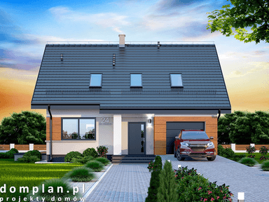 Wizualizacja domu jednorodzinnego Marsala mała