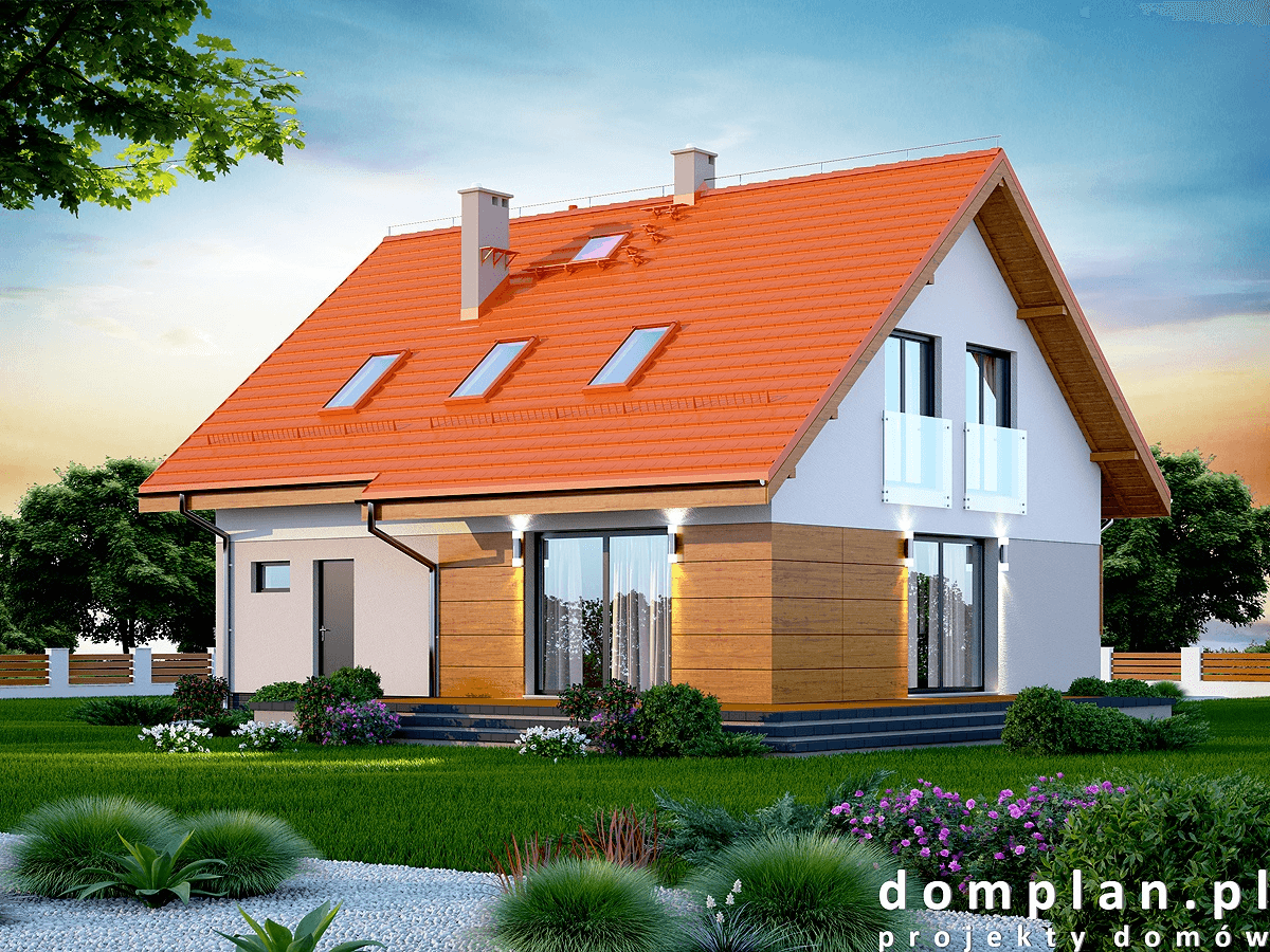 Wizualizacja domu jednorodzinnego Marsala mała