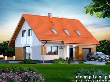 Wizualizacja domu jednorodzinnego Marsala mała