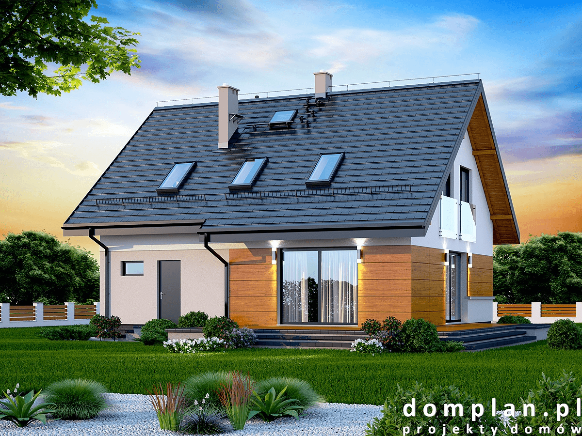 Wizualizacja domu jednorodzinnego Marsala mała