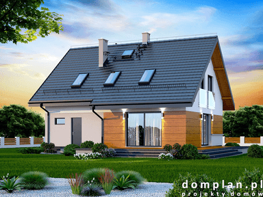 Wizualizacja domu jednorodzinnego Marsala mała