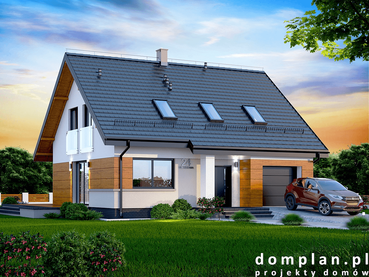 Wizualizacja domu jednorodzinnego Marsala mała