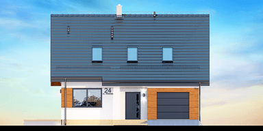 Elewacja frontowa domu Marsala XS