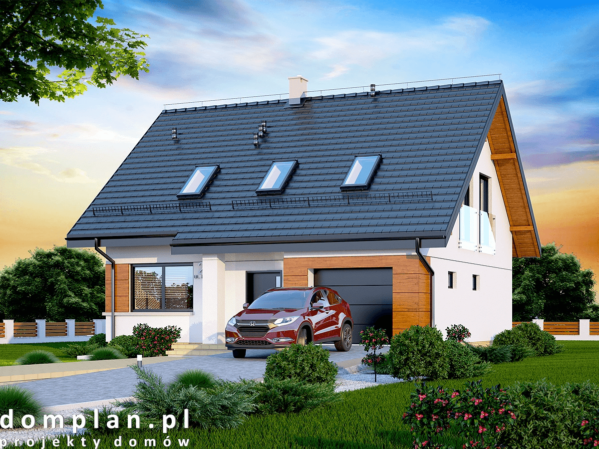 Wizualizacja domu jednorodzinnego Marsala XS