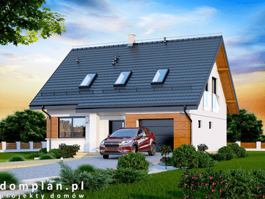 Wizualizacja domu jednorodzinnego Marsala XS