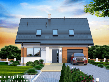 Wizualizacja domu jednorodzinnego Marsala XS