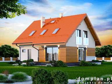 Wizualizacja domu jednorodzinnego Marsala XS