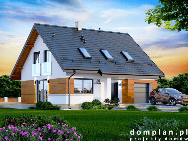 Wizualizacja domu jednorodzinnego Marsala XS