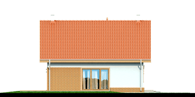 Elewacja boczna domu Noelia