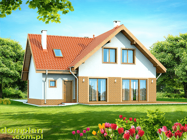 Wizualizacja domu jednorodzinnego Noelia