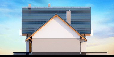 Elewacja boczna domu Noelia Bis 2M z wykuszem