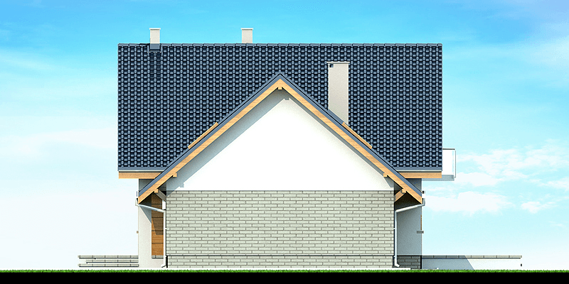 Elewacja boczna domu Noelia Bis