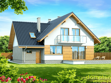 Wizualizacja domu jednorodzinnego Noelia Bis