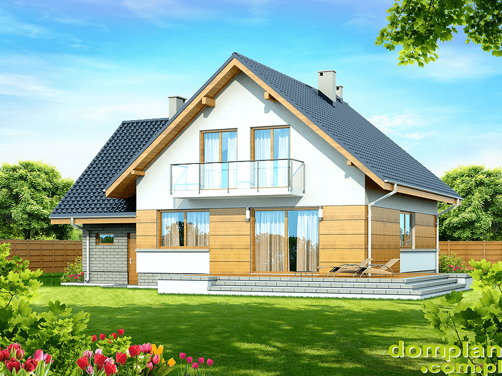 Wizualizacja domu jednorodzinnego Noelia Bis