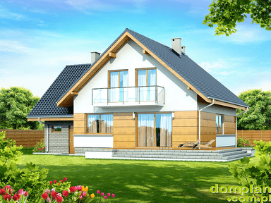 Wizualizacja domu jednorodzinnego Noelia Bis