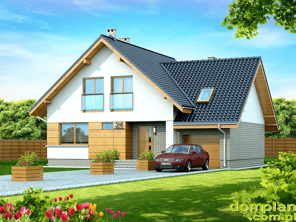 Wizualizacja domu jednorodzinnego Noelia Bis