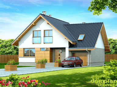 Wizualizacja domu jednorodzinnego Noelia Bis