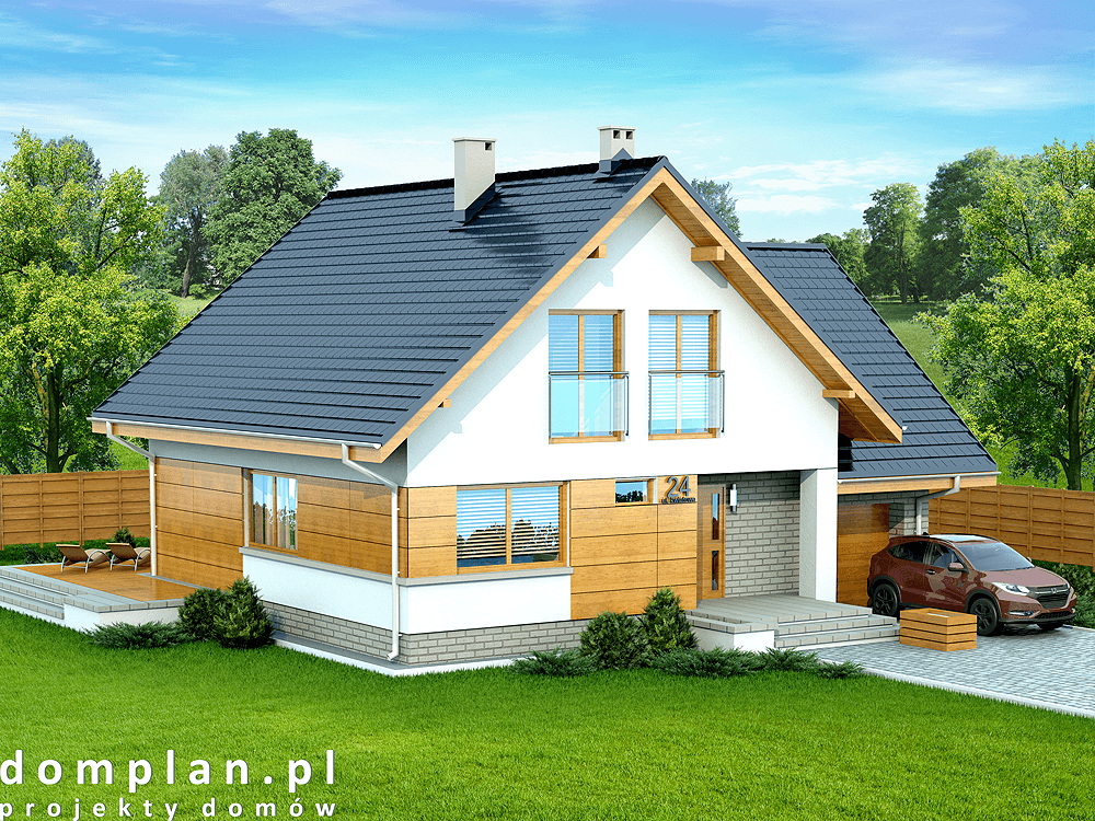 Wizualizacja domu jednorodzinnego Noelia Bis