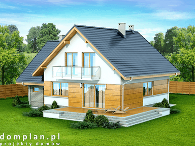 Wizualizacja domu jednorodzinnego Noelia Bis