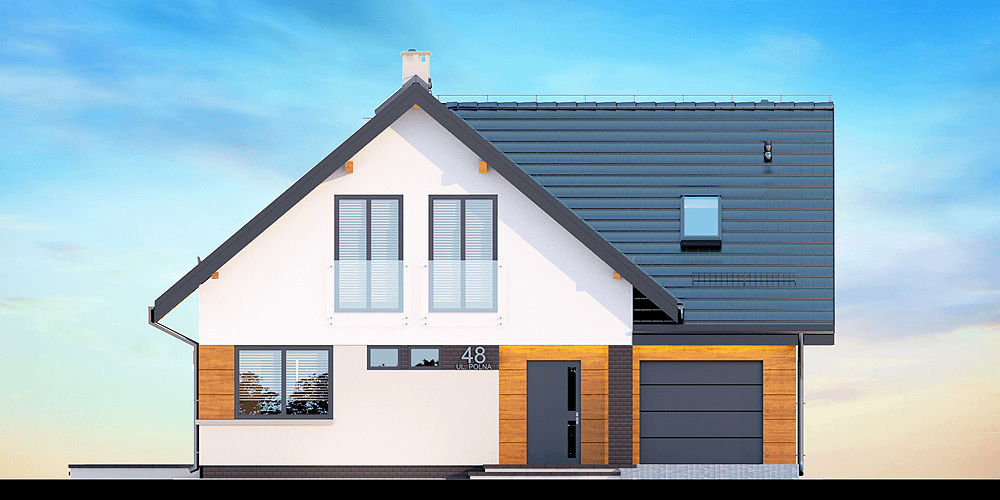 Elewacja frontowa domu Noelia Modern