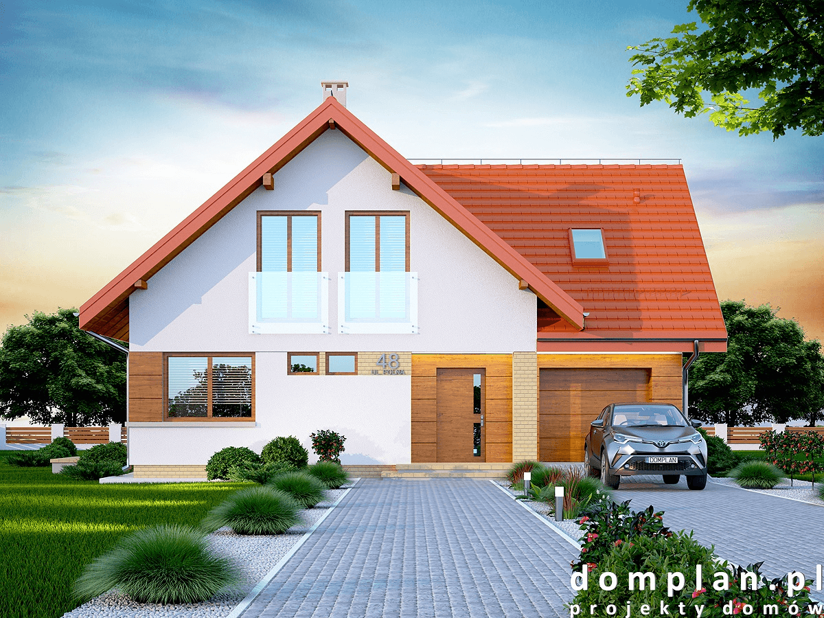 Wizualizacja domu jednorodzinnego Noelia Modern