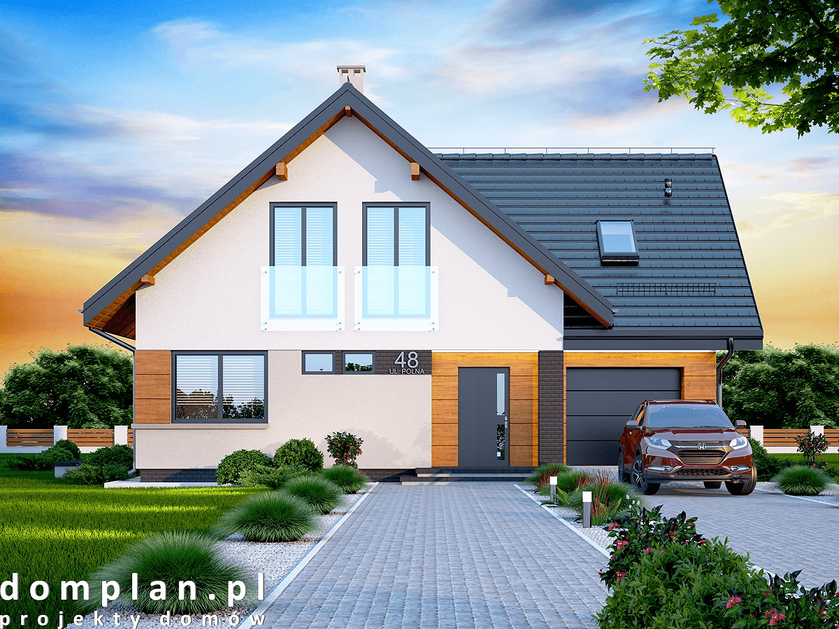 Wizualizacja domu jednorodzinnego Noelia Modern