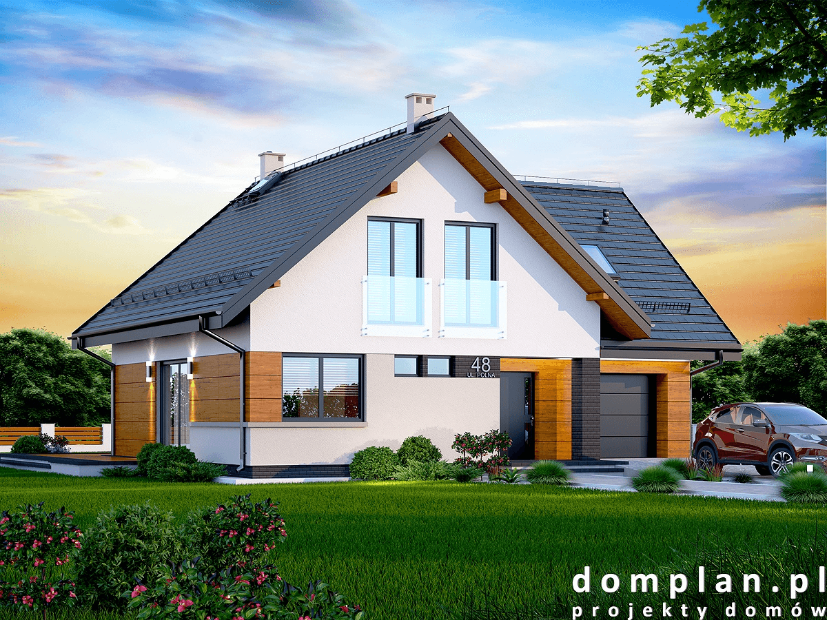 Wizualizacja domu jednorodzinnego Noelia Modern