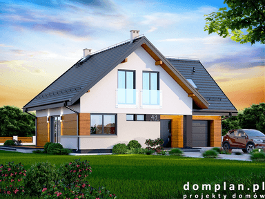 Wizualizacja domu jednorodzinnego Noelia Modern