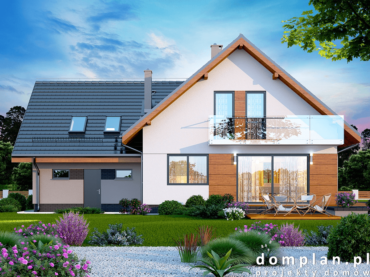 Wizualizacja domu jednorodzinnego Alion 2M