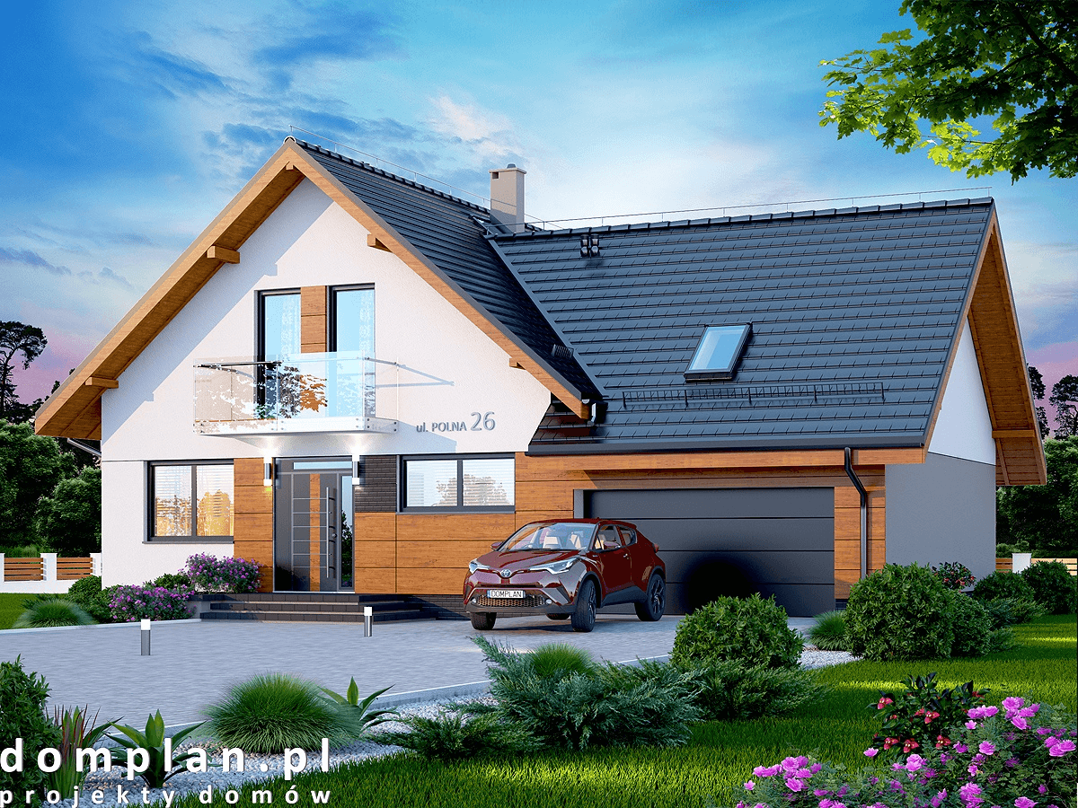 Wizualizacja domu jednorodzinnego Alion 2M