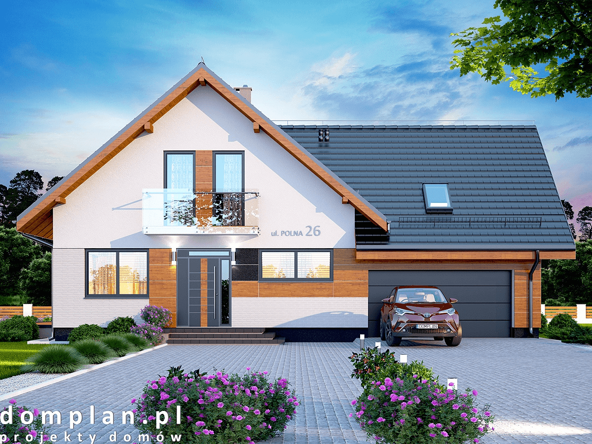 Wizualizacja domu jednorodzinnego Alion 2M