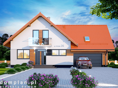 Wizualizacja domu jednorodzinnego Alion 2M