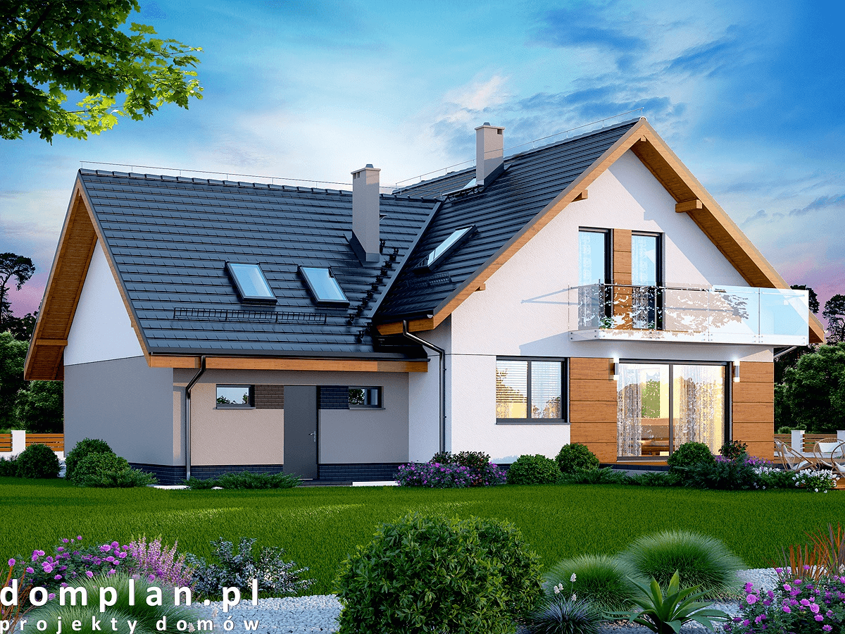 Wizualizacja domu jednorodzinnego Alion 2M