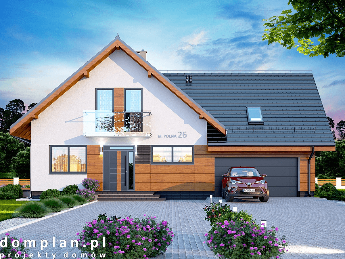 Wizualizacja domu jednorodzinnego Alion 2M