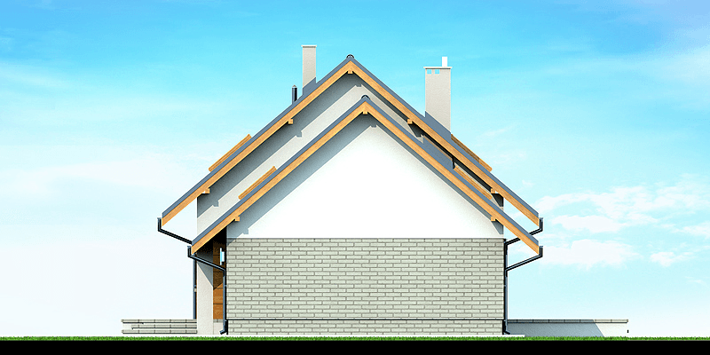 Elewacja boczna domu Lisandra XS