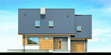 Elewacja frontowa domu Lisandra XS