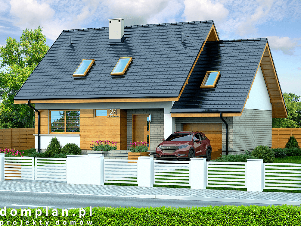 Wizualizacja domu jednorodzinnego Lisandra XS
