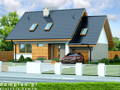 Wizualizacja domu jednorodzinnego Lisandra XS