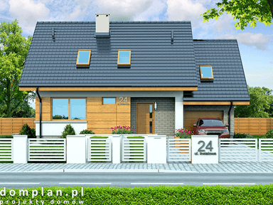 Wizualizacja domu jednorodzinnego Lisandra XS